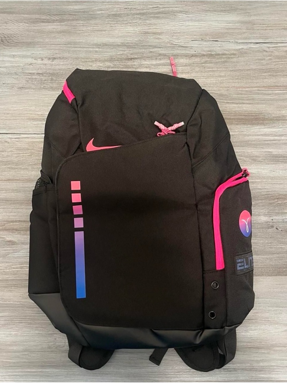 Nike basketball elite pro backpack pink & black
